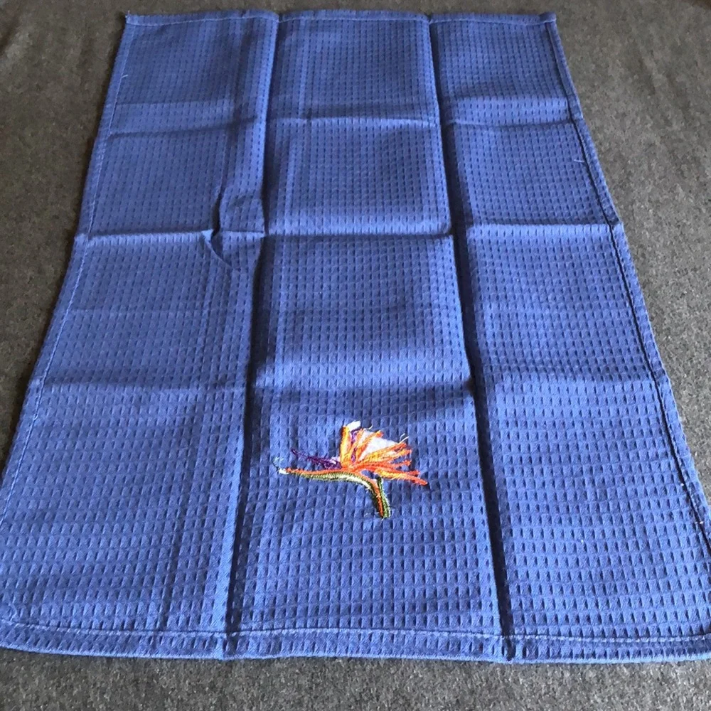 Bird of Paradise Pot Holder and Hand / Tea Towel Set